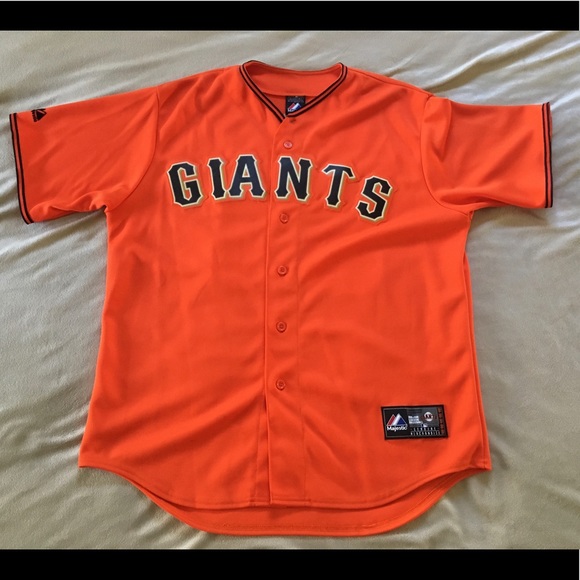 Orange SF Giants Lincecum Jersey SOLD ELSEWHERE - Picture 1 of 8